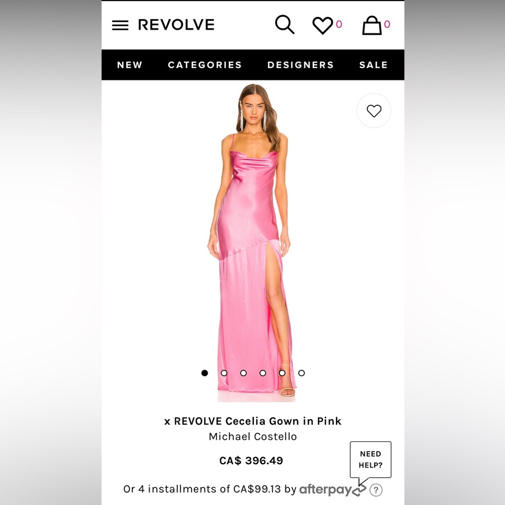 Revolve X Micheal Costello dress - Picture 1 of 3